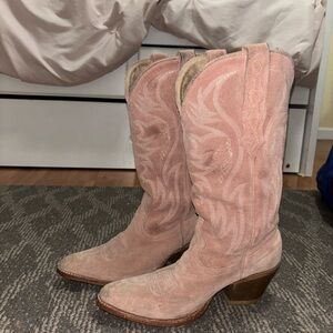 Miranda Lambert Idyllwind pink western heel boots